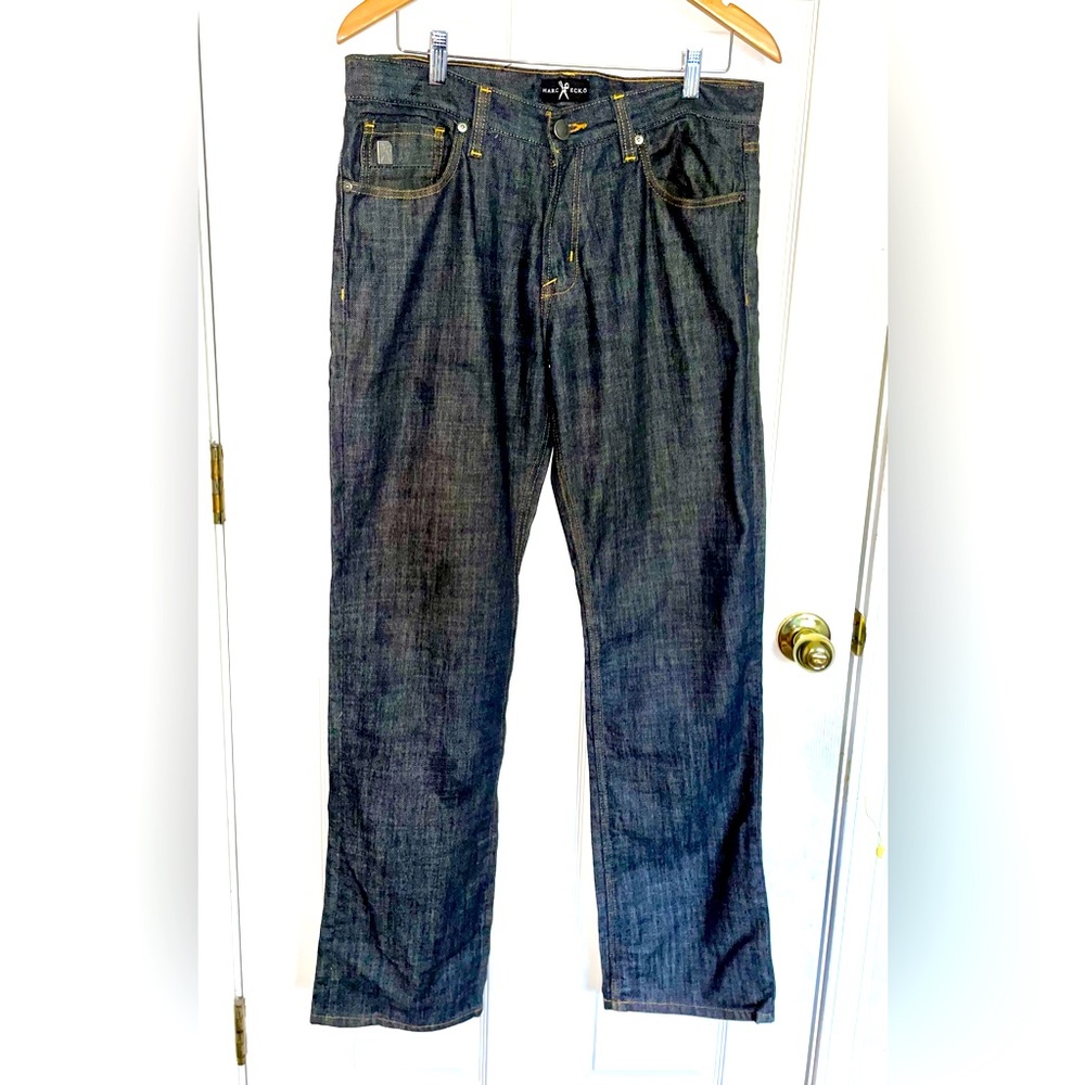 Marc Ecko Men’s Dark Blue Straight Jeans